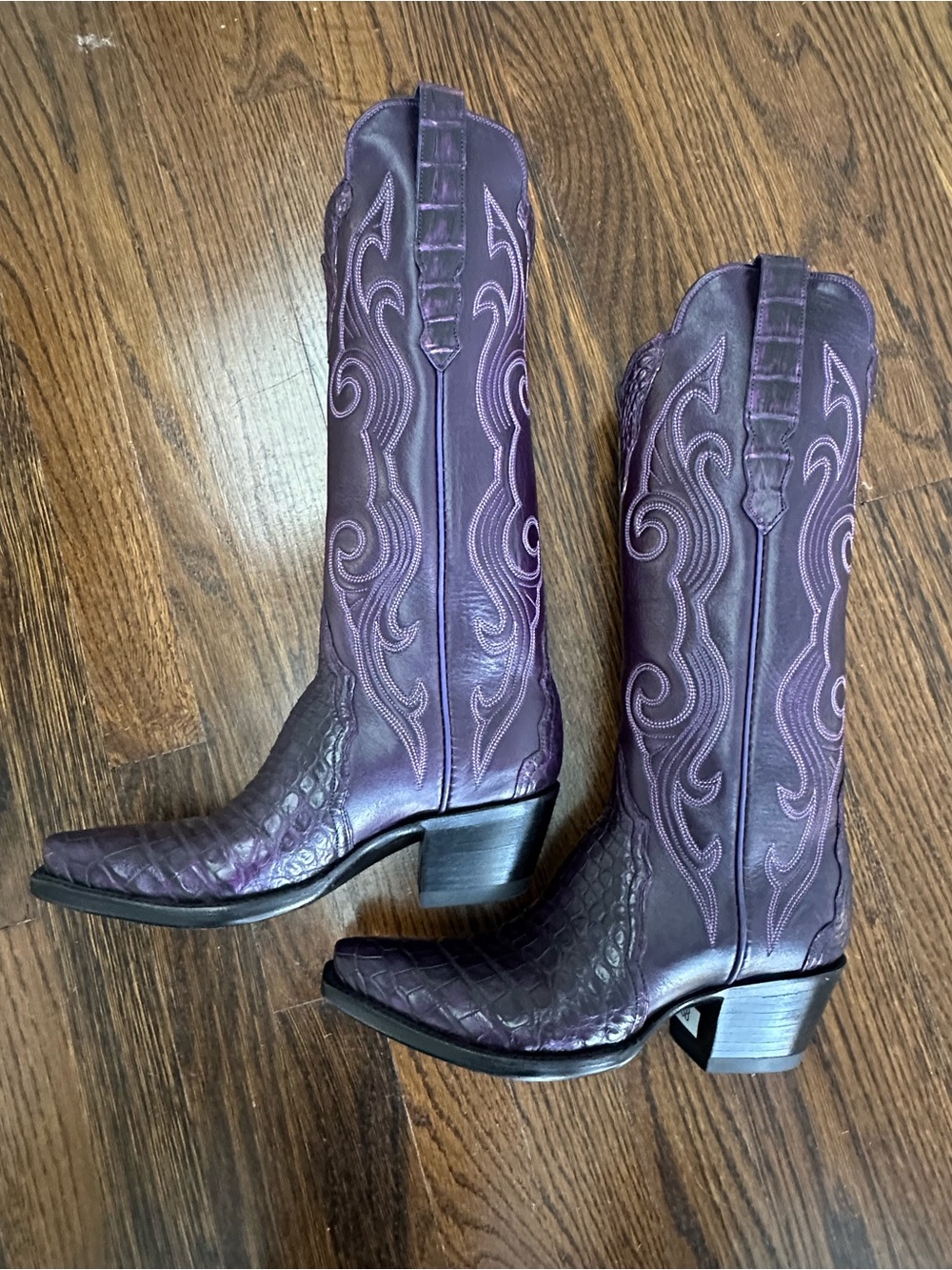 Stallion Purple Cowboy Boots- Women’s Size 6